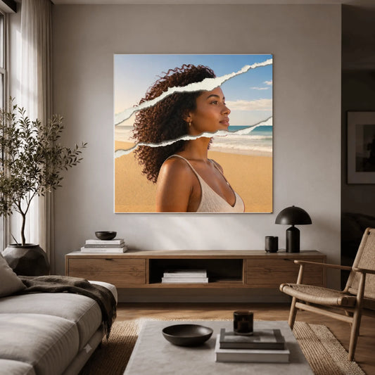 Leinwand quadratisch Blanko